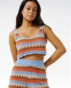Rip Curl SANTORINI SUN CROCHET TOP - WOMEN SLEEVELESS SHIRT