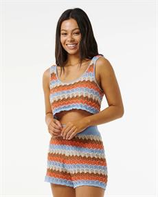 Rip Curl SANTORINI SUN CROCHET TOP - WOMEN SLEEVELESS SHIRT