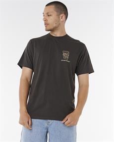 Rip Curl Shaper Address Tee - Heren Surf Lifestyle T-shirt met korte mouwen