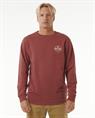 Rip Curl Stapler Crew - Mens Pull-Over Fleece Sweater