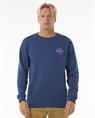 Rip Curl Stapler Crew - Mens Pull-Over Fleece Sweater