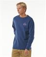 Rip Curl Stapler Crew - Mens Pull-Over Fleece Sweater