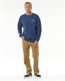 Rip Curl Stapler Crew - Mens Pull-Over Fleece Sweater