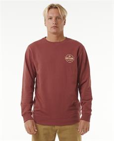 Rip Curl Stapler Crew - Mens Pull-Over Fleece Sweater