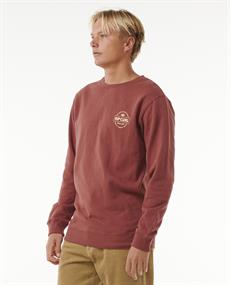 Rip Curl Stapler Crew - Mens Pull-Over Fleece Sweater
