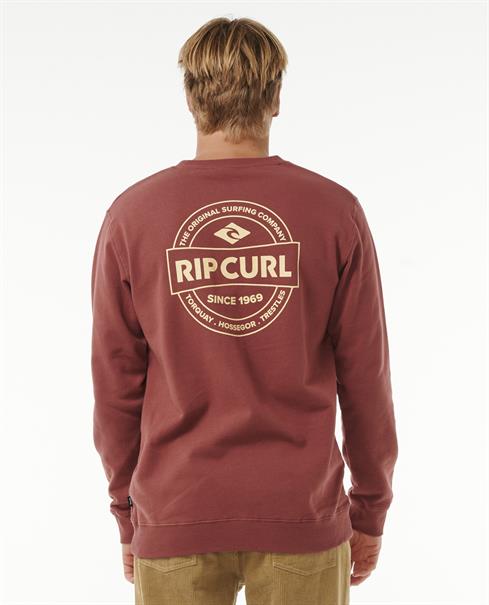 Rip Curl Stapler Crew - Mens Pull-Over Fleece Sweater