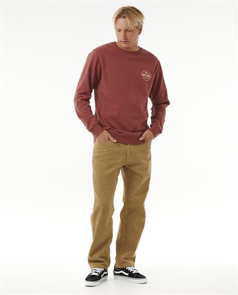 Rip Curl Stapler Crew - Mens Pull-Over Fleece Sweater