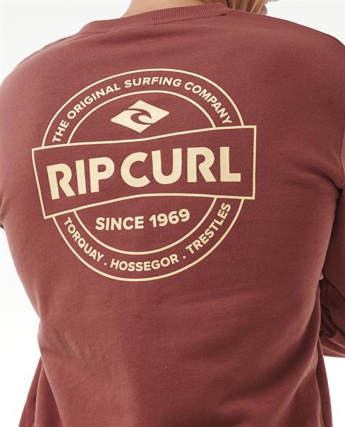 Rip Curl Stapler Crew - Mens Pull-Over Fleece Sweater