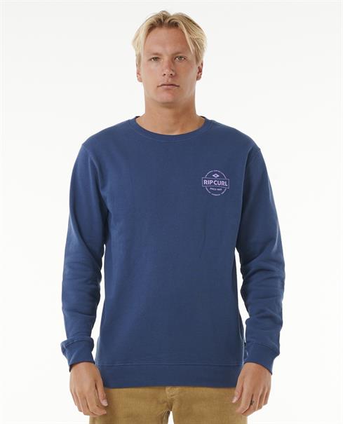 Rip Curl Stapler Crew - Mens Pull-Over Fleece Sweater