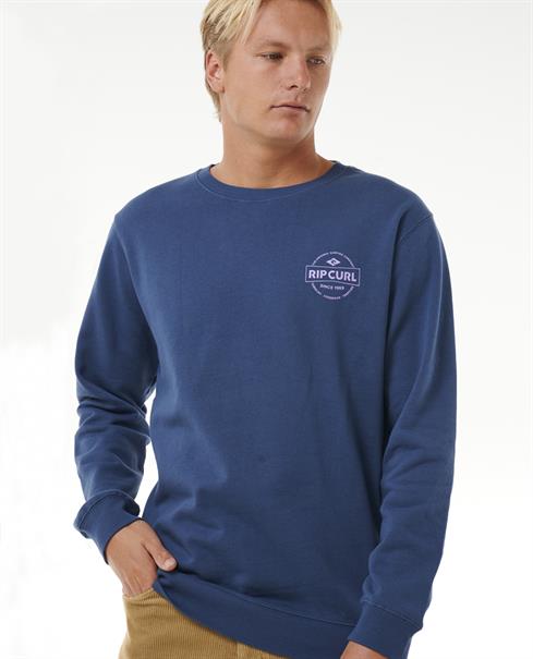 Rip Curl Stapler Crew - Mens Pull-Over Fleece Sweater