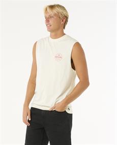 Rip Curl Stapler - Mens Surf Lifestyle Muscle Tee