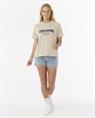 Rip Curl Surf Puff Relaxed Tee - Womens Surf Lifestyle Short Sleeve T-shirt