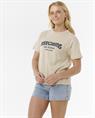 Rip Curl Surf Puff Relaxed Tee - Womens Surf Lifestyle Short Sleeve T-shirt