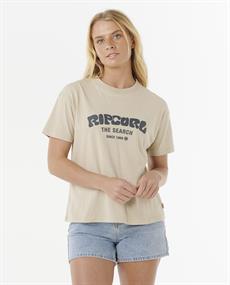 Rip Curl Surf Puff Relaxed Tee - Womens Surf Lifestyle Short Sleeve T-shirt
