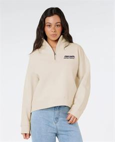 Rip Curl Surf Puff - Womens Surf Lifestyle 1/4 Zip Fleece