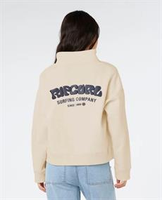 Rip Curl Surf Puff - Womens Surf Lifestyle 1/4 Zip Fleece