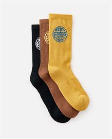 Rip Curl WETTY CREW SOCK 3-PK - MEN CREW SOCK