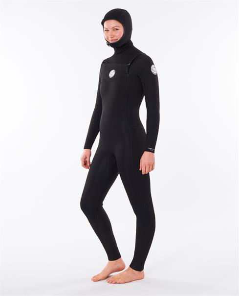 Rip Curl WMNS.D/PATROL 54 C/Z HOOD -Wetsuit Dames