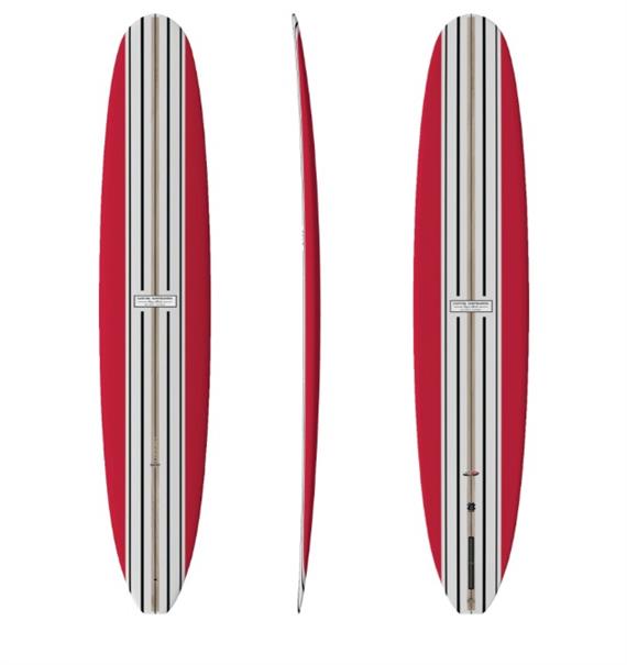 Rodger Hinds Tuflite V-Tech Single Fin longboard - Surfboard