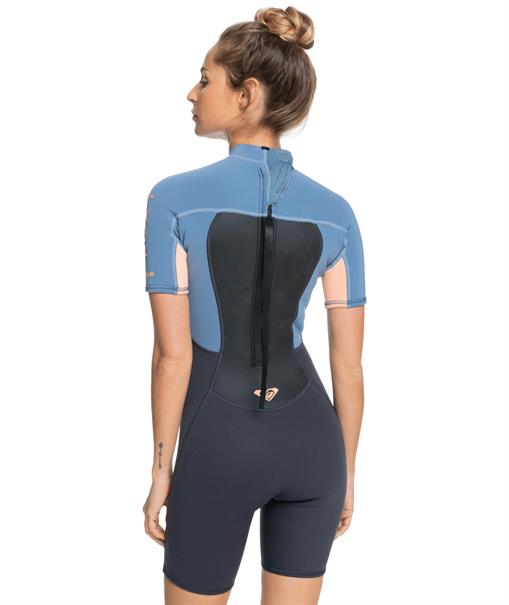 Roxy 2/2 mm Prologue - Springsuit met korte mouwen en rits aan de achterkant voor dames