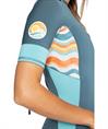 Roxy 2mm Swell Series - Short Sleeve Back Zip Springsuit for Women