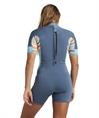 Roxy 2mm Swell Series - Springsuit met korte mouwen en rits aan de achterkant voor dames