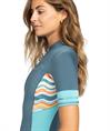 Roxy 2mm Swell Series - Springsuit met korte mouwen en rits aan de achterkant voor dames