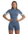 ROXY 2mm Swell Series – Kurzarm-Springsuit mit Reißverschluss hinten für Damen