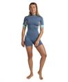 ROXY 2mm Swell Series – Kurzarm-Springsuit mit Reißverschluss hinten für Damen