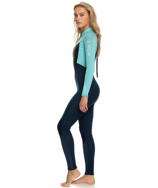 Roxy 3/2 mm Prologue - Wetsuit met rits aan de achterkant voor dames