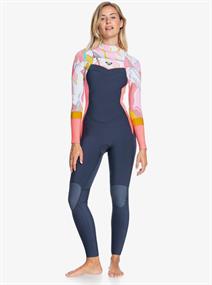 Roxy 5/4/3mm Syncro - Chest Zip Wetsuit for Women