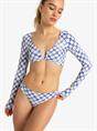 Roxy Artsy Tile - Crop surftop met lange mouwen voor dames