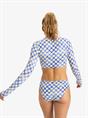 Roxy Artsy Tile - Long Sleeves Crop Surf Top for Women