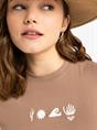 Roxy Beach Love - T-shirt met korte mouwen voor dames