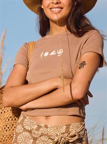 Roxy Beach Love - T-shirt met korte mouwen voor dames