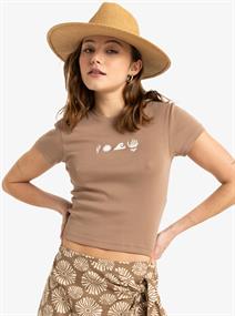 Roxy Beach Love - T-shirt met korte mouwen voor dames