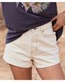 Roxy Chlo Natural - Denim short met relaxte pasvorm voor dames