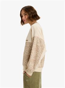 Roxy Gone Wild Block - Womens Surf Lifestyle Crew Neck Sweater