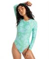 Roxy Hula Hibiscus - Badpak met Lange mouw voor Dames