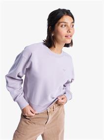 Roxy Keep Dreaming - Womens Surf Lifestyle Crew Neck Fleece Sweater