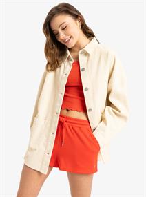 Roxy Kick Back - Long Sleeves Shirt Jacket for Women
