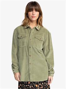 Roxy Let It Go - Women Corduroy Long Sleeve Blouse