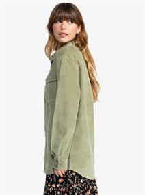 Roxy Let It Go - Women Corduroy Long Sleeve Blouse