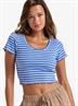 Roxy Mini Stripe - T-shirt met korte mouwen voor dames