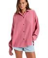 Roxy Morning Time - Oversize Long Sleeves Shirt for Women