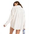 Roxy Morning Time - Oversize shirt met lange mouwen voor dames