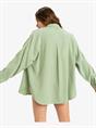 Roxy Morning Time - Oversize shirt met lange mouwen voor dames