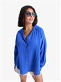 Roxy Morning Time - Oversize shirt met lange mouwen voor dames