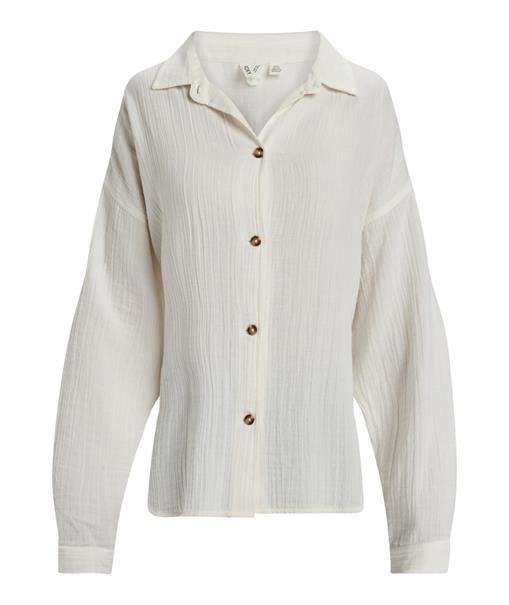 Roxy Morning Time - Oversize shirt met lange mouwen voor dames
