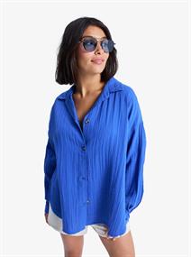 ROXY Morning Time – Oversize-Langarmshirt für Damen